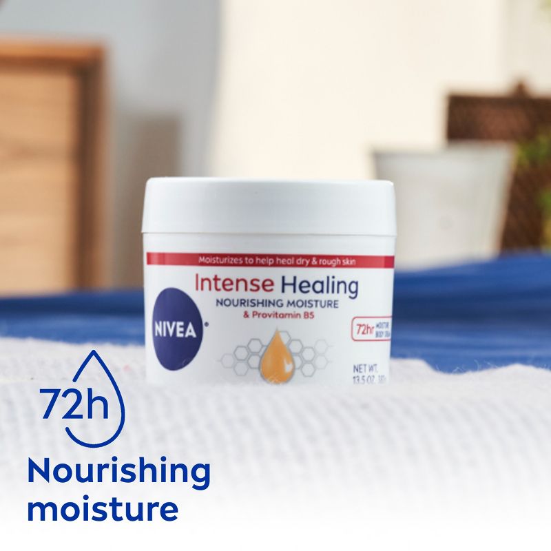 NIVEA Intense Healing Body Cream Scented - 13.5oz, 6 of 10