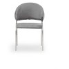 LOVMOR Modern Living Dining Room Accent Chairs w/Metal & Gold Legs,Set of 2 - 2 of 4