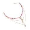 SOHI Women's Multicolour The Aruba Multi-Layer Necklace - 2 of 4