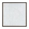 Kate and Laurel Blake Deco Nadeau Framed Printed Acrylic by Leah Nadeau, 24x24, Gray - 4 of 4