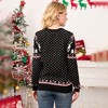 Pullover Christmas Sweaters for Women Long Sleeve Crew Neck Sweater with Snowflakes Pattern Sweater Jacquard Knit Sweater - 2 of 4