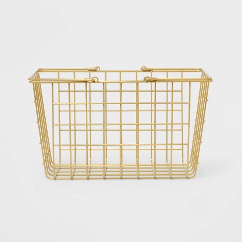 Metal Over The Shower Storage Brass - Room Essentials™