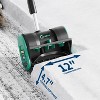 Cordless Snow Shovel, with 20V 4.0Ah Battery & Charger, Brushless Motor, Clears Paths Up to 12 in W and 8 in H, 17 Ft Throwing Distance - 2 of 4