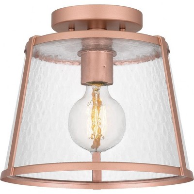 Quoizel Lighting Labrant 1 - Light Semi-Flush Mount in  Matte Rose Gold