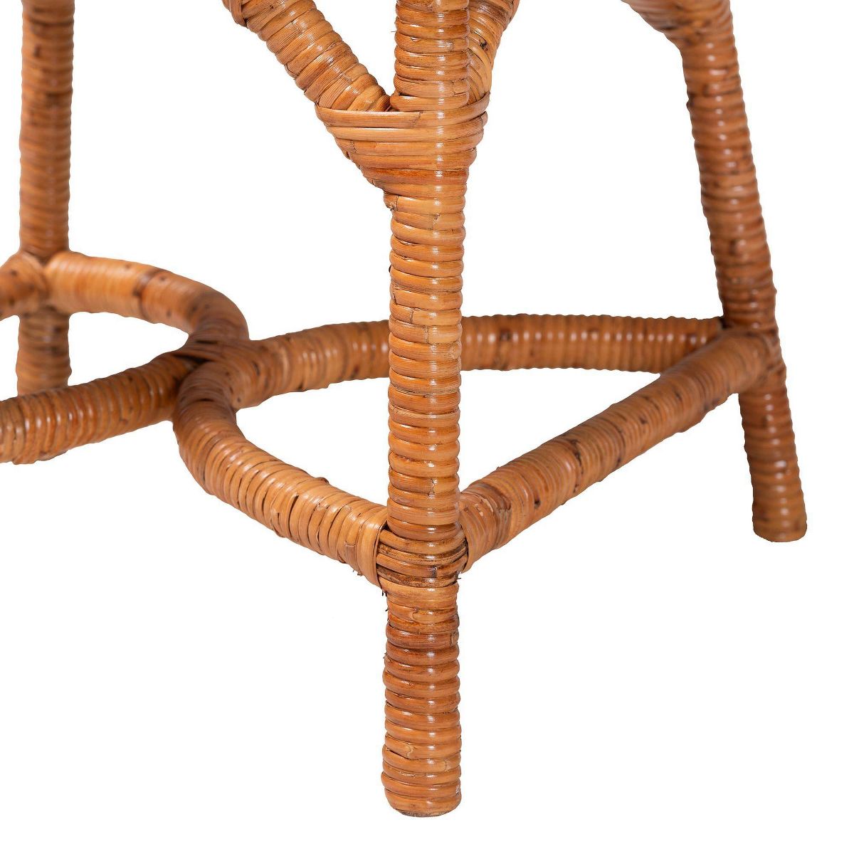 bali & pari Alondra Natural Rattan Side Chair Dining Chair Light Honey - thumbnail 8