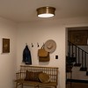 Kichler Lighting Serca 3 - Light Flush Mount in  Brushed Natural Brass - 3 of 4