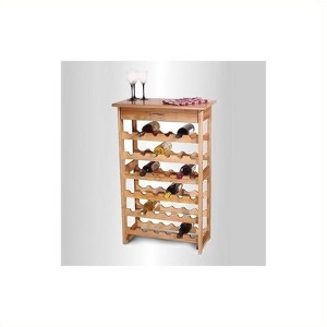 Wood 36 Bottle Wine Rack Brown-Pemberly Row  - 1 of 1