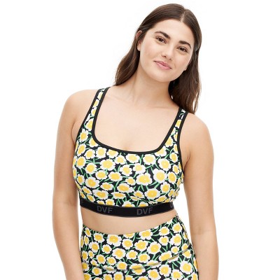 Yellow Flower-Best Supportive Sport Bra-Removable Cups – simpleperfectart