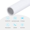 Unique Bargains PVC Water Plumb DIY Crafts High Impact Rigid Round Pipes 8" Length - 3 of 4