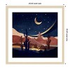 Amanti Art Blue Western Night by Emel Tunaboylu Wood Framed Wall Art Print 25 in. x 25 in. - 4 of 4