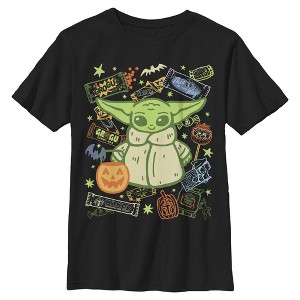 Boys Star Wars: The Mandalorian The Child Lots Of Candy T Shirt - 1 of 4