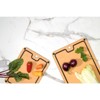 Cuisipro Fibre Wood Cutting Board with Silicone Feet, 12 x 9 Inch, Natural/Slate - 3 of 4