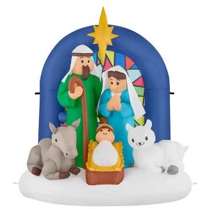 Gemmy 6-ft LED Nativity Scene Inflatable - 1 of 3