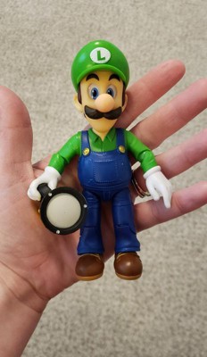  The Super Mario Bros. Movie - 5 Inch Action Figures Series 1 –  Luigi Figure with Flashlight Accessory : Toys & Games