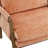CAVINAS Elegant Velvet Armchair with Rubberwood Frame, Cushioned Seat for Living Room, Bedroom, Office, Study - 3 of 4