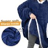 Catalonia Oversized Hoodie Sweatshirt for Women Men, Wearable Blanket Hoodie Fleece for Adults, Warm & Soft Blanket Giant Pocket, Gift Idea - 3 of 4
