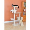 Armarkat Natural Sisal Real Wood Scratching Cat Tree 58 Height Beige A5801 - 4 of 4
