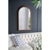 Vynxaria Hand-Carved Rose Antique Mirror Frame - Elegant Wall Decor for Any Space - 3 of 4