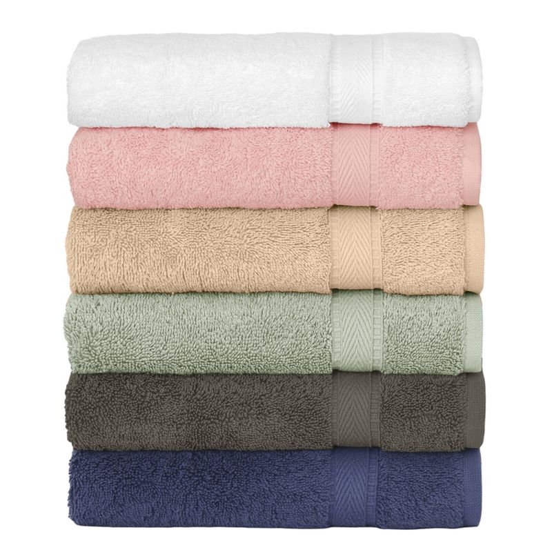 Turkish Cotton Sinemis Terry Towel Set Pink - Linum Home Textiles, 5 of 6