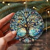 Lomsoe Christmas Ornaments Christmas Tree of Life Ceramic Ornaments Red Christmas Tree Hanging Decor Christmas Gift Christmas Decor - 3 of 4