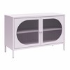 Maliang 2-Door Accent Cabinet with Fluted Glass - 2 of 4