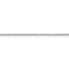 Black Bow Jewelry 1.25mm Sterling Silver Diamond Cut Solid Round Spiga Chain Necklace - image 4 of 4