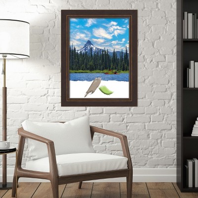 Lara Bronze Gold Brushstroke Wood Wall Picture Frame
