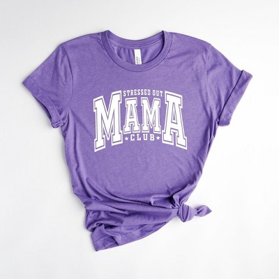 Simply Sage Market Women's Stressed Out Mama Club Short Sleeve Graphic Tee
