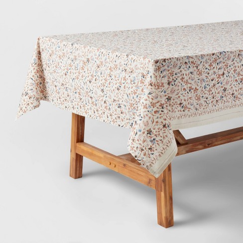 Cotton Floral Tablecloth - Threshold™ designed with Studio McGee - image 1 of 3
