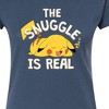 Women's - Pokémon - The Snuggle Pikachu Fitted Graphic T-Shirt - 2 of 3
