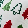 Christmas Holiday Embroidered Throw Pillow - Great Bay Home - 2 of 4