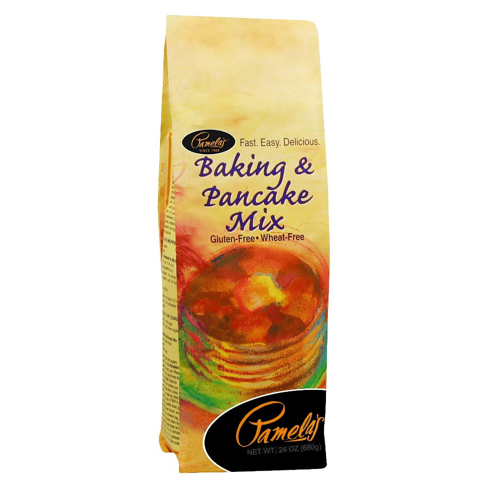 UPC 093709300106 product image for Pamelas Gluten Free Baking and Pancake Mix - 24oz | upcitemdb.com