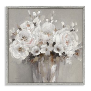 Stupell Industries White Flower Bunches, 12" x 12" - 1 of 4