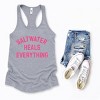 Simply Sage Market Saltwater Heals Everything Arched Racerback Tank - 3 of 4