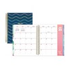 Blue Sky Livewell Weekly/Monthly Spiral Coil Planner 7x9 Laminated Lynnie Navy Waves - 4 of 4