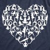Womens Funny T Shirts Yoga Heart Sarcastic Graphic Novelty Tee For Ladies - Crazy Dog Women's T Shirt with Fun Design - 2 of 4