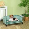 UbMelt Dog Bed Elegant Pet Bed for Small Dogs Velvet Comfy Dog Couch with Foam Cushioning and Pearl Design, Modern Pet Furniture for Puppies - 2 of 4