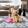Machine Washable Area Rug Bohemian Style Area Rugs Bordered Non Slip Non Shedding Indoor MatStain Resistant Low Pile Carpet - 4 of 4