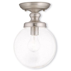 Livex Lighting Northampton 1 - Light Flush Mount in  Bronze - 1 of 1