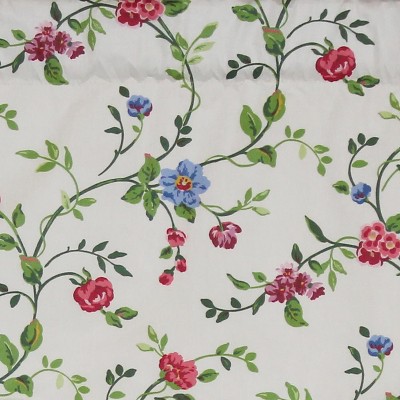 Floral Spring Cotton Rod Pocket Valance, 50" x 15"
