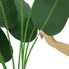 5FT Artificial Bird of Paradise Plant - 10-Trunk Faux Palm Tree in Pot for Indoor/Outdoor Decor - 3 of 4