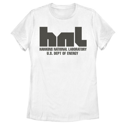 Women's Stranger Things Hawkins National Lab Logo T-Shirt