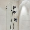 Cobbe Shower Head with handheld, High Pressure Shower Faucet Set with Hose, Bracket,  Dual 2 In 1 Shower System Matte Black, Valve Include - 2 of 4