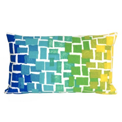 Liora Manne Visions III Geometric Indoor/Outdoor Pillow..