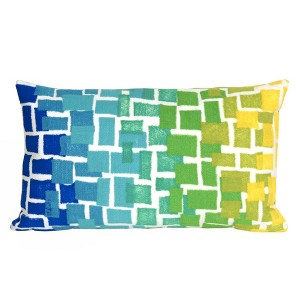 Liora Manne Visions III Geometric Indoor/Outdoor Pillow.. - 1 of 2