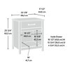KIGFTSOD Night Stand, Brown - 4 of 4