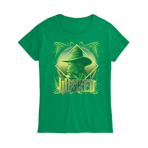 - Wicked - Elphaba Portrait And Logo Short Sleeve Graphic T-Shirt - image 1 of 3