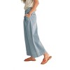 Women's Wide Leg Crop Jeans - MIOU MUSE - 2 of 4