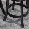 NicBex Dining Chairs Upholstered Chair Bar Height Chairs Slat Back Swivel Chair Fabric Seat for Kitchen - 4 of 4