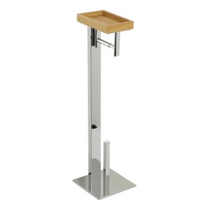 Edenscape Freestanding Toilet Paper Holder with Storage Shelf - Kingston Brass - 1 of 4